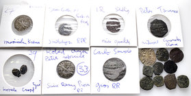 Lote hetrogéneo de 18 monedas de diferentes países. A EXAMINAR. F/Almost VF. Est...90,00.