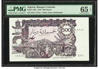 Algeria Banque Centrale d'Algerie 500 Dinars 1970 Pick 129a PMG Gem Uncirculated 65 EPQ. 

HID09801242017