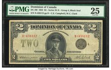 Canada Dominion of Canada $2 23.6.1923 DC-26l PMG Very Fine 25. 

HID09801242017