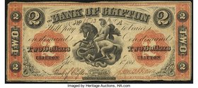 Canada Clifton, PC- Bank of Clifton $2 1.9.1861 Ch.# 125-12-12 Very Fine. Mounting remnants on back; margin roughness.

HID09801242017