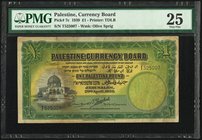 Palestine Palestine Currency Board 1 Pound 20.4.1939 Pick 7c PMG Very Fine 25. 

HID09801242017