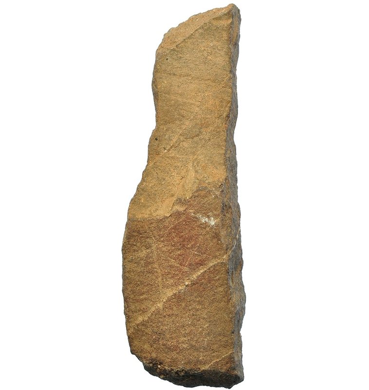 PREHISTORIA. Hendedor paleolítico. Período Achelense. Cuarcita. Altura 15 cm.