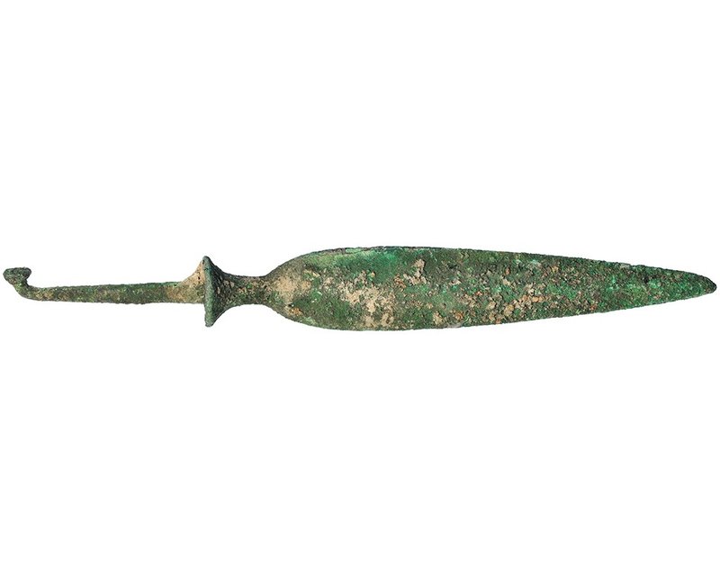 LURISTÁN. Punta de lanza. Siglo IX-VIII a.C. Bronce. Longitud 27,2 cm.