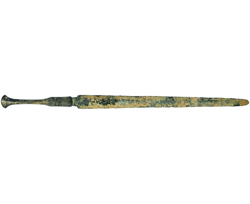 LURISTÁN. Puñal. Siglo IX-VIII a.C. Bronce. Longitud 36 cm.