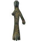 HISPANIA ANTIGUA. Exvoto ibérico. Siglo IV-III a.C. Bronce. Altura 67 mm.