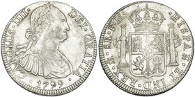 8 reales. 1799. México. FM. VI-795. R.B.O. MBC.