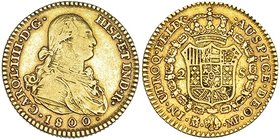 2 escudos. 1800. Madrid. MF. VI-1049. MBC-/MBC.