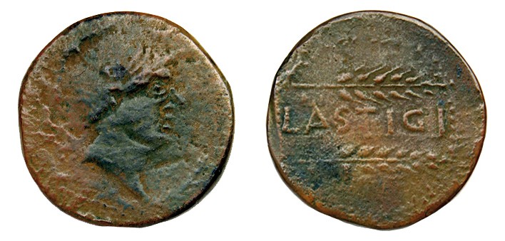 LASTIGI. Semis. Similar a la anterior. AE 8,88 g. CNH-3 vte. ACIP-2373 vte. CC-3...