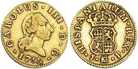 1/2 escudo. 1759. Madrid. JP. VI-1038. MBC-/MBC.