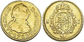 1/2 escudo. 1788. Sevilla. C. VI-1093. MBC-/MBC+.