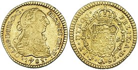 Escudo. 1781. Popayán. SF. VI-1204. R.B.O. MBC-/MBC.