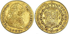 2 escudos. 1777. Madrid. PJ. VI-1289. MBC+/MBC.