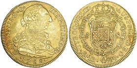 8 escudos. 1788. Nuevo Reino. JJ. VI-1699. MBC/MBC+.