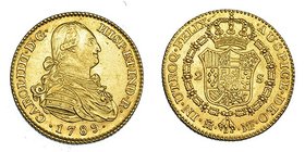 2 escudos. 1789. Madrid. MF. VI-1039. EBC-/EBC.