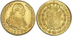 2 escudos. 1800. Madrid. MF. VI-1049. R.B.O. EBC-/EBC.