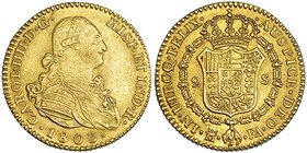2 escudos. 1803. Madrid. FA. VI-1054. EBC-.