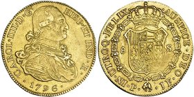8 escudos. 1796. Popayán. JF. VI-1376. MBC.