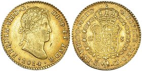 2 escudos. 1814. Cádiz. CJ. VI-1311. MBC.