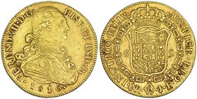 8 escudos. 1816. Nuevo Reino. JF. VI-1505. Pequeñas marcas. MBC.