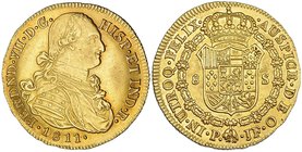 8 escudos. 1811. Popayán. JF. VI-1513. R.B.O. EBC-/EBC.