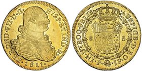 8 escudos. 1811. Popayán. JF. VI-1513. B.O. EBC.