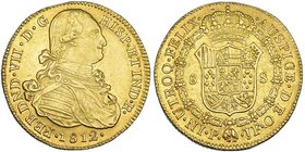 8 escudos. 1812. Popayán. JF. VI-1514. EBC-/EBC.