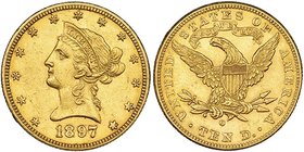 ESTADOS UNIDOS DE AMÉRICA. 10 dólares. 1897-O. KM-102. EBC-.