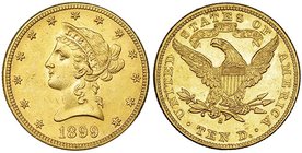 ESTADOS UNIDOS DE AMÉRICA. 10 dólares. 1899-S. KM-102. B.O. EBC+.
