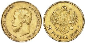 RUSIA. 10 rublos. 1900. Y-64. EBC-.