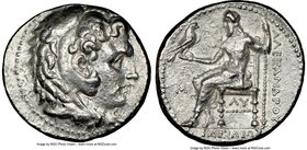 MACEDONIAN KINGDOM. Alexander III the Great (336-323 BC). AR tetradrachm (27mm, 1h). NGC Choice VF. Late lifetime-early posthumous issue of 'Babylon',...