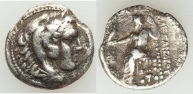 MACEDONIAN KINGDOM. Alexander III the Great (336-323 BC). AR drachm (17mm, 3.91 gm, 12h). Fine, edge chips. Lifetime issue of Sardes, ca. 334-323 BC. ...