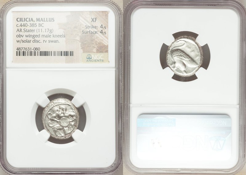 CILICIA. Mallus. Ca. 440-385 BC. AR stater (20mm, 11.17 gm, 7h). NGC XF 4/5 - 4/...