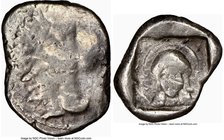 CYPRUS. Lapethus. Sidqmelek (ca. 435 BC). AR stater (24mm, 10.89 gm, 10h). NGC Fine 3/5 - 4/5. 'King of Lapethos' (Phoenician, to left, not visible), ...