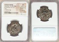 Diocletian (AD 284-305). BI follis or nummus (28mm, 10.11 gm, 6h). NGC MS 5/5 - 5/5, Silvering. Trier, 1st officina, AD 303-305. IMP DIOCLETIANVS AVG,...