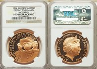 British Dependency. Elizabeth II gold 5 Pounds 2014 PR70 Ultra Cameo NGC, KM-Unl. AGW 1.177 oz.

HID09801242017