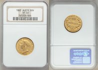 Victoria gold Sovereign 1863-SYDENY XF45 NGC, Sydney mint, KM4. AGW 0.2353 oz.

HID09801242017