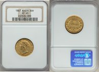 Victoria gold Sovereign 1867-SYDNEY XF45 NGC, Sydney mint, KM4, Fr-10.

HID09801242017