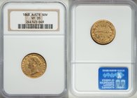 Victoria gold Sovereign 1868-SYDNEY VF35 NGC, Sydney mint, KM4. AGW 0.2353 oz.

HID09801242017