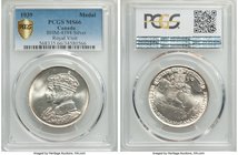George VI silver "Royal Visit" Medal 1939 MS66 PCGS, BHM-4394. Commemorating the royal couple's visit to Canada. Satin untoned gem. 

HID09801242017