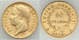 Napoleon gold 40 Francs 1812-A XF, Paris mint, KM696.1. AGW 0.3743 oz. 

HID09801242017