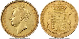 George IV gold Sovereign 1827 XF45 NGC, KM696, S-3801.

HID09801242017