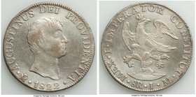 Agustin I Iturbide "Early Eagle" 8 Reales 1822 Mo-JM XF (Harshly Cleaned), Mexico City mint, KM310. 39mm. 27.01gm. 

HID09801242017
