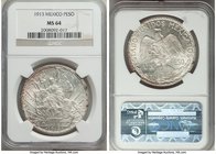 Estados Unidos "Caballito" Peso 1913 MS64 NGC, Mexico City mint, KM453. 

HID09801242017