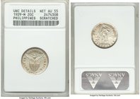 USA Administration 4-Piece Lot of Certified Assorted Multiple Centavos ANACS, 1) 20 Centavos 1929-M - AU55 Details (Scratched), Manilla mint, KM170 2)...