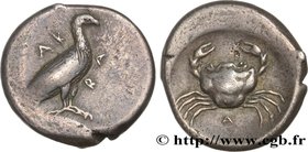 SICILY - AKRAGAS
Type : Didrachme 
Date : c. 480-472 AC. 
Mint name / Town : Agrigente 
Metal : silver 
Diameter : 21,5 mm
Orientation dies : 3 ...