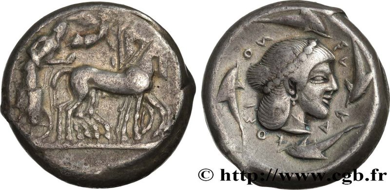 SICILY - SYRACUSE
Type : Tétradrachme 
Date : c. 475-470 AC. 
Mint name / Tow...