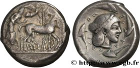 SICILY - SYRACUSE
Type : Tétradrachme 
Date : c. 475-470 AC. 
Mint name / Town : Syracuse, Sicile 
Metal : silver 
Diameter : 24,5 mm
Orientatio...