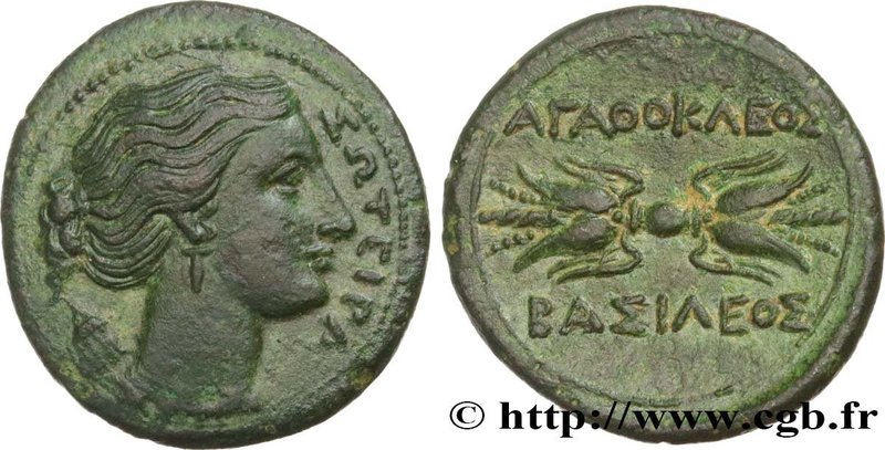 SICILY - SYRACUSE
Type : Hemilitron 
Date : c. 295-289 AC. 
Mint name / Town ...