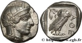 ATTICA - ATHENS
Type : Tétradrachme 
Date : c. 430 AC. 
Mint name / Town : Athènes 
Metal : silver 
Diameter : 25 mm
Orientation dies : 10 h.
W...