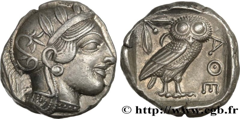 ATTICA - ATHENS
Type : Tétradrachme 
Date : c. 420 AC. 
Mint name / Town : At...